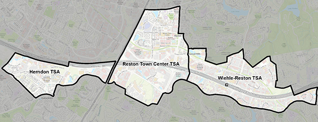 Reston Transit Station Areas Map