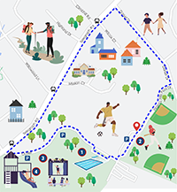 walk and Win Franconia Map Thumbnail