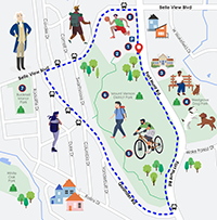 Walk & Win Mount Vernon Map Thumbnail