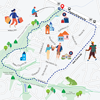 Walk & Win Sully Map Thumbnail