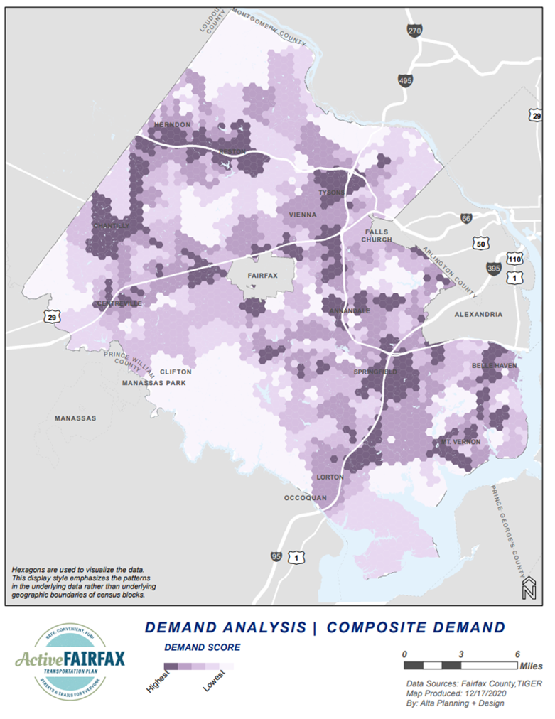 Demand Analysis Tool map