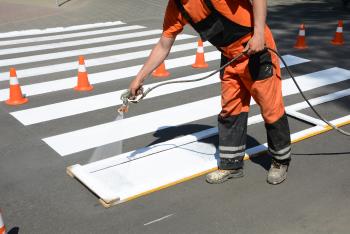 painted crosswalk