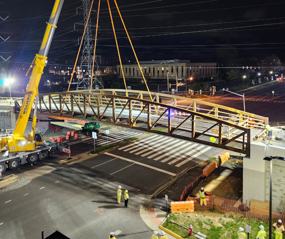 Wiehle ped bridge