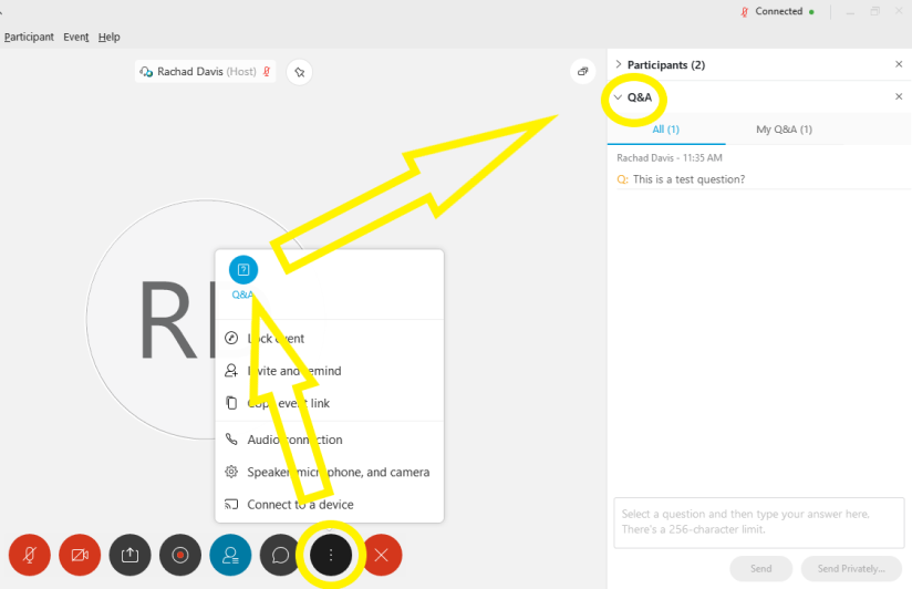 Webex Q&A